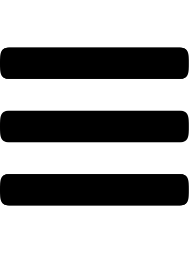 Menu (three bars) icon