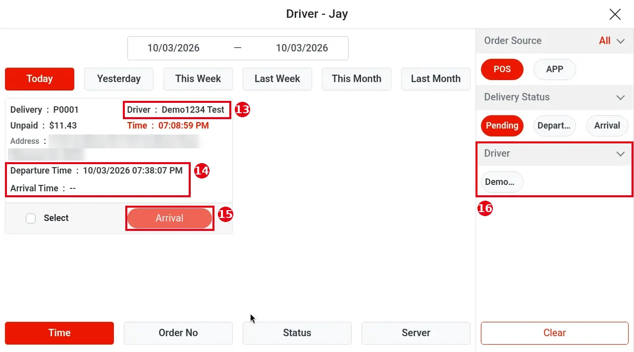 1.10.1 How to assign a driver to a delivery order – 1101-6