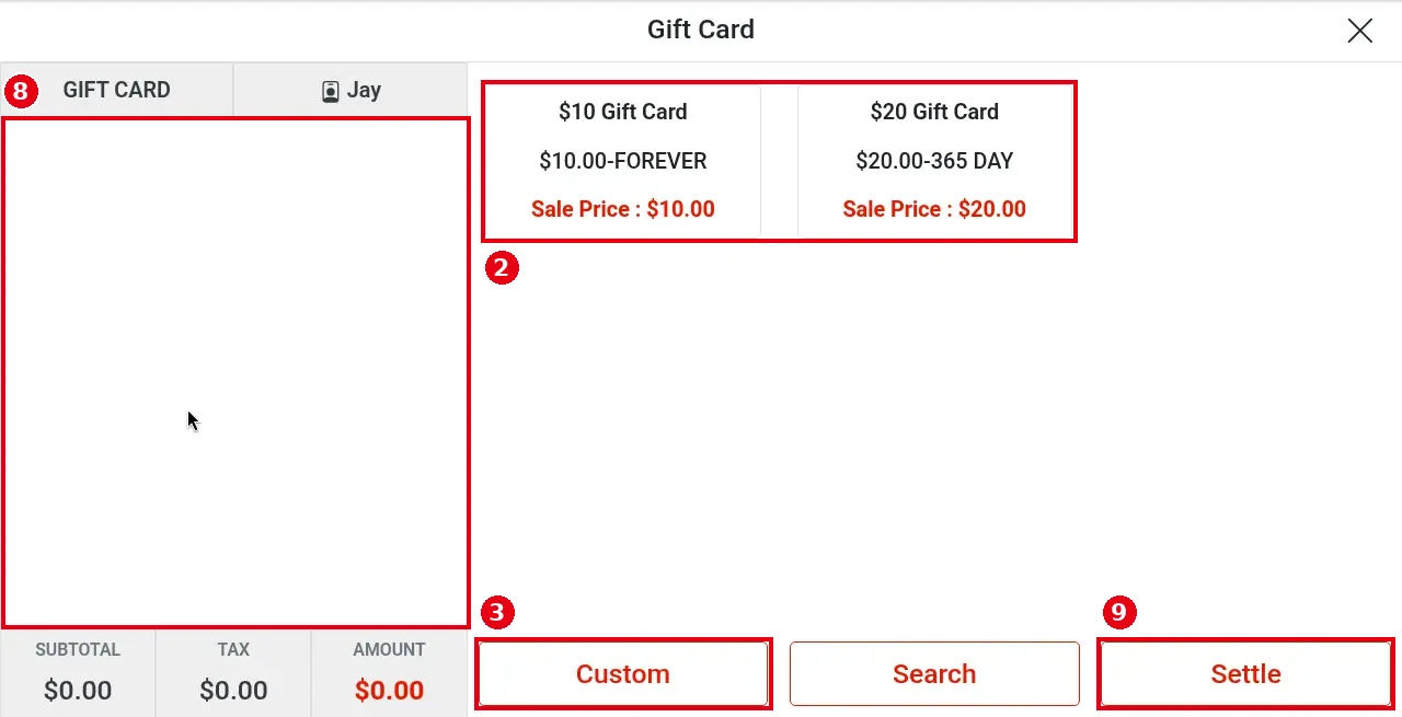 1.11.1 How to sell a gift card – 1111-2