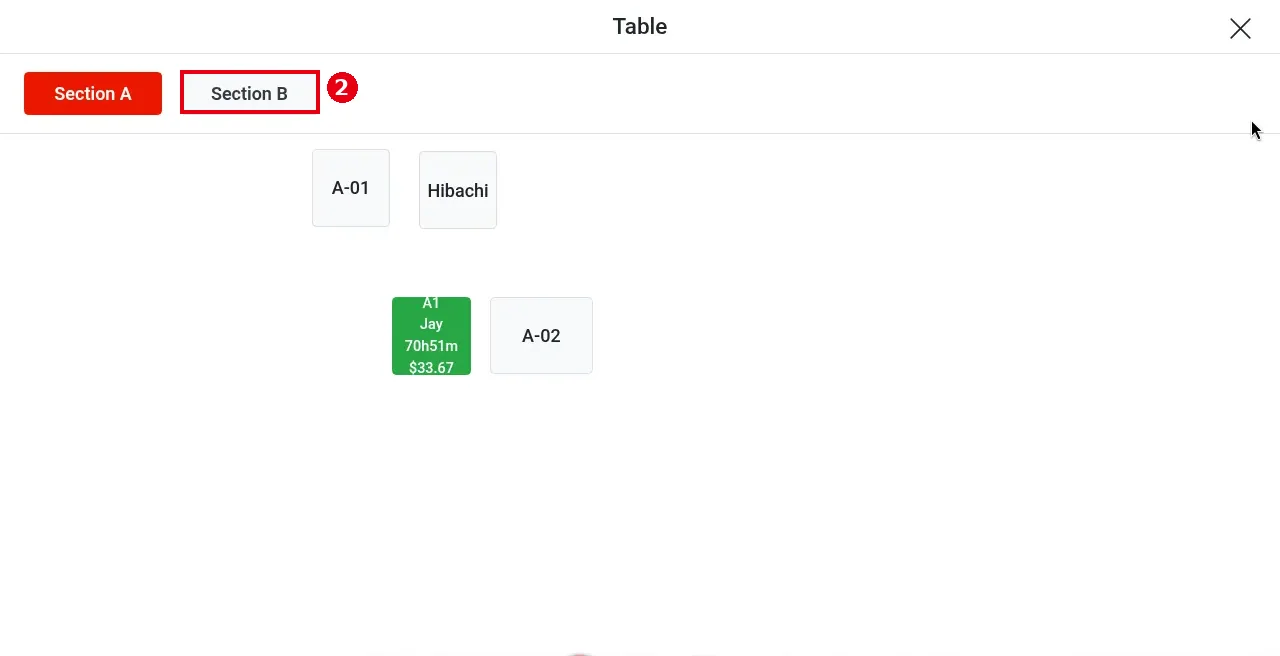 1.2.1 How to start a dine-in order – 121-2