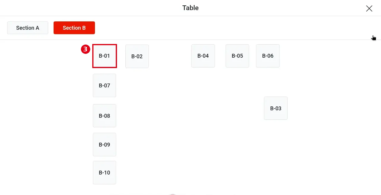 1.2.1 How to start a dine-in order – 121-3