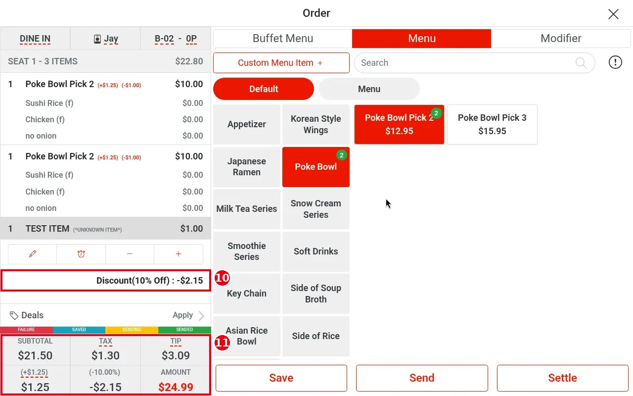 1.2.10 How to add an order-level discount, charge or tip – 1210-10