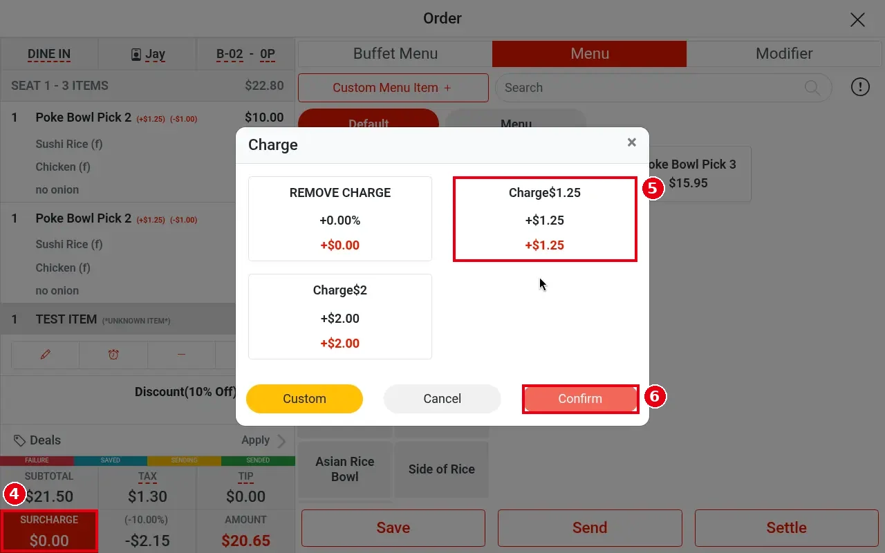 1.2.10 How to add an order-level discount, charge or tip – 1210-4