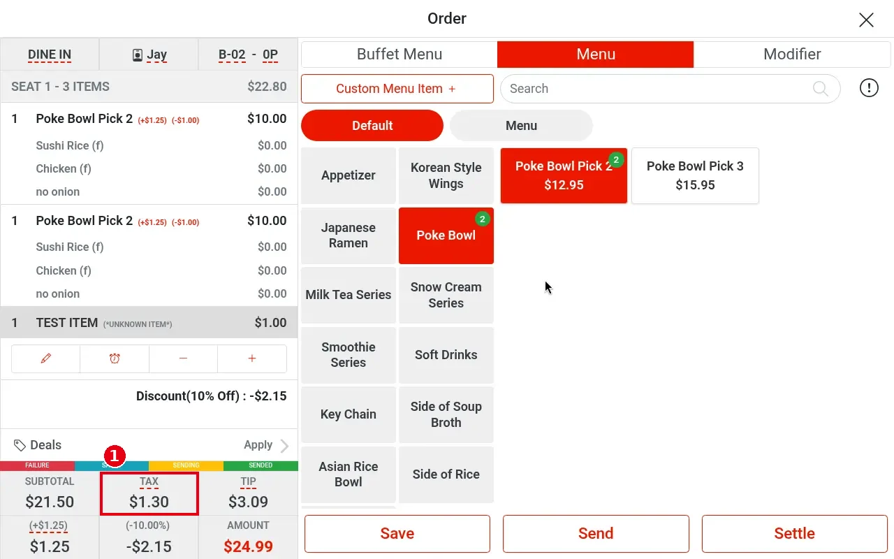 1.2.11 How to make an order tax-exempt – 1211-1