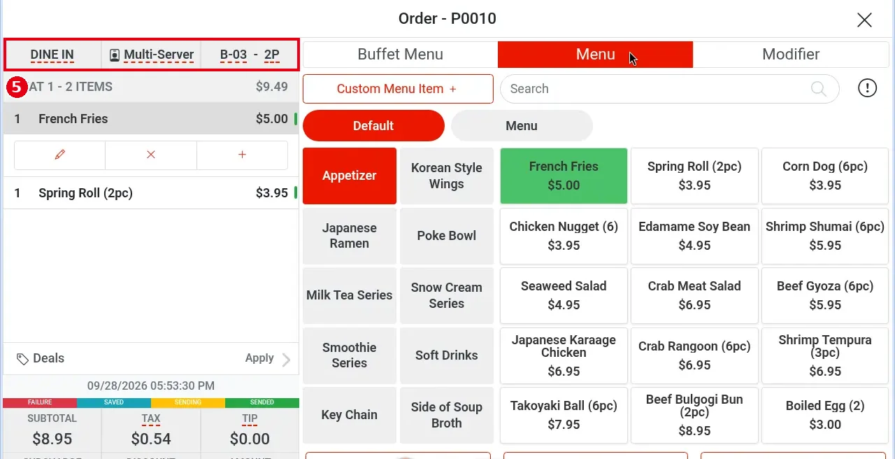 1.2.14 How to share an order among multiple servers – 1214-5