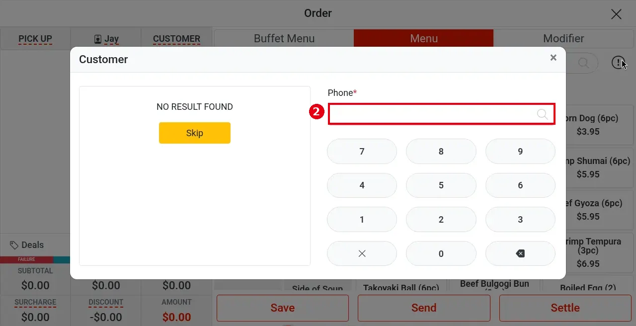 1.2.3 How to take a phone pick-up order – 123-2