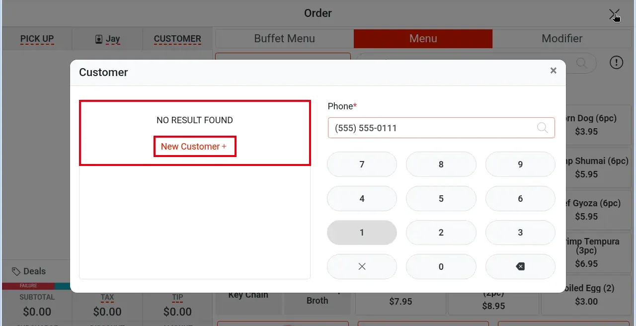 1.2.3 How to take a phone pick-up order – 123-6