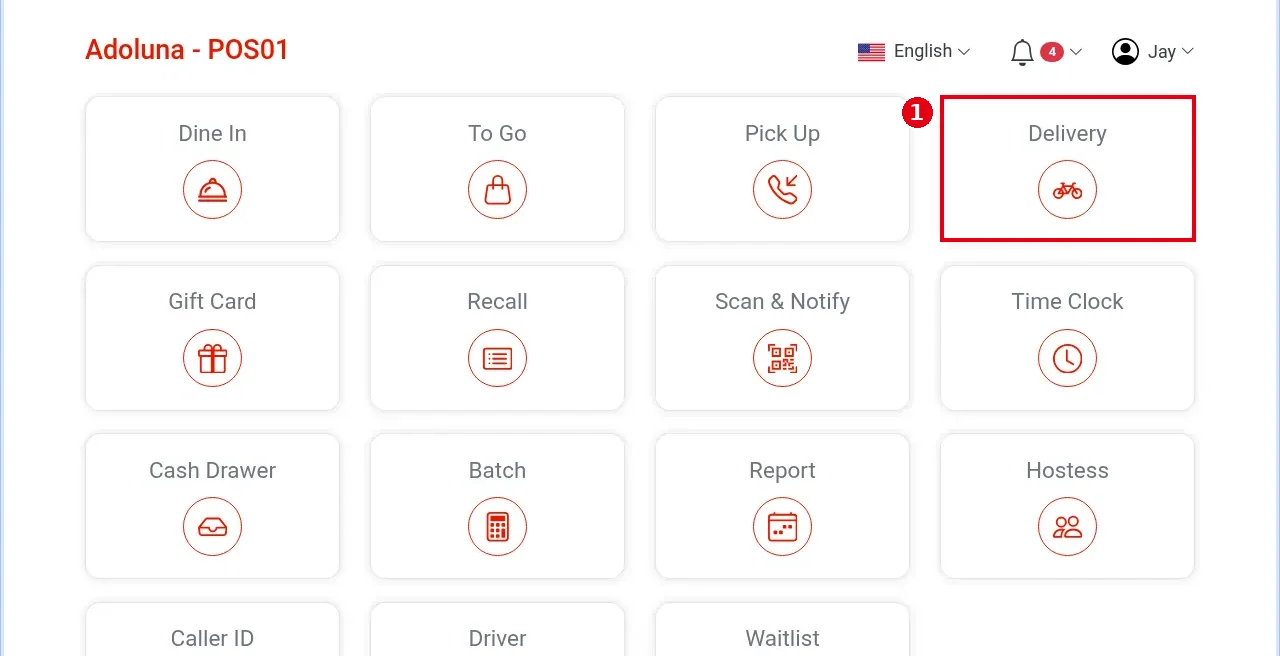 1.2.4 How to take a delivery order – 124-1