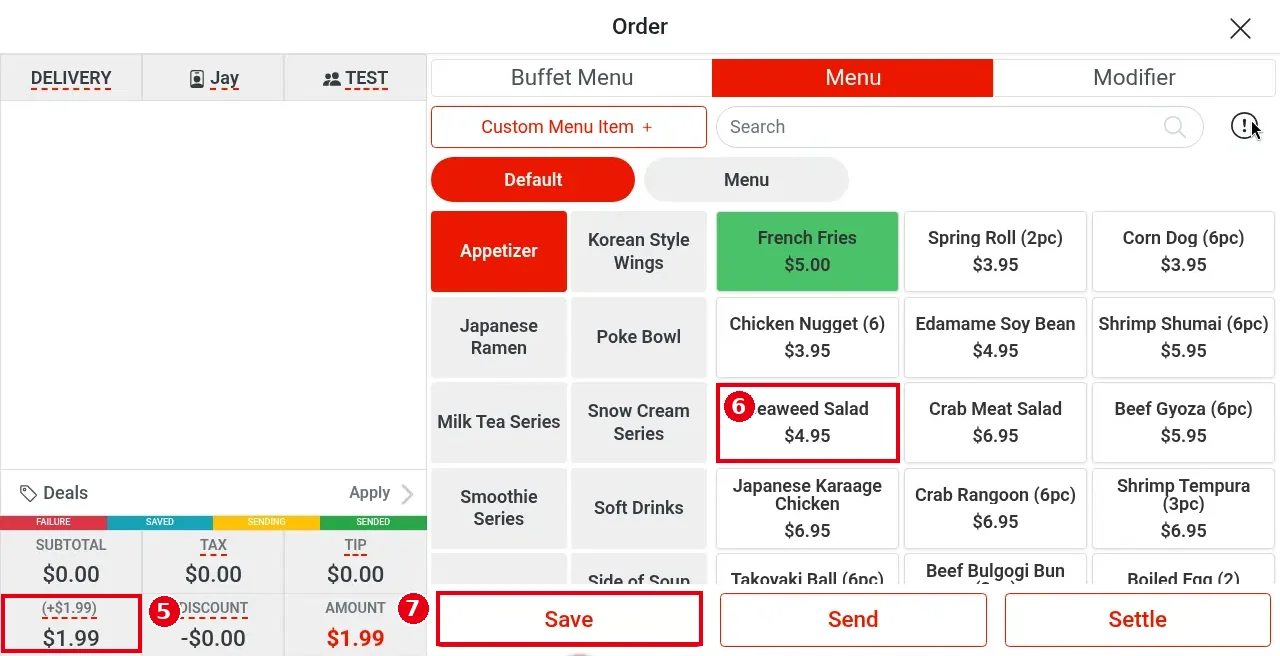 1.2.4 How to take a delivery order – 124-5