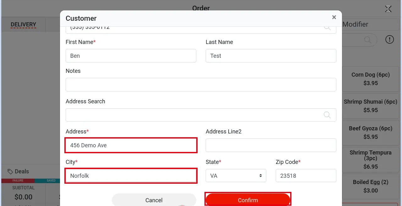 1.2.4 How to take a delivery order – 124-9