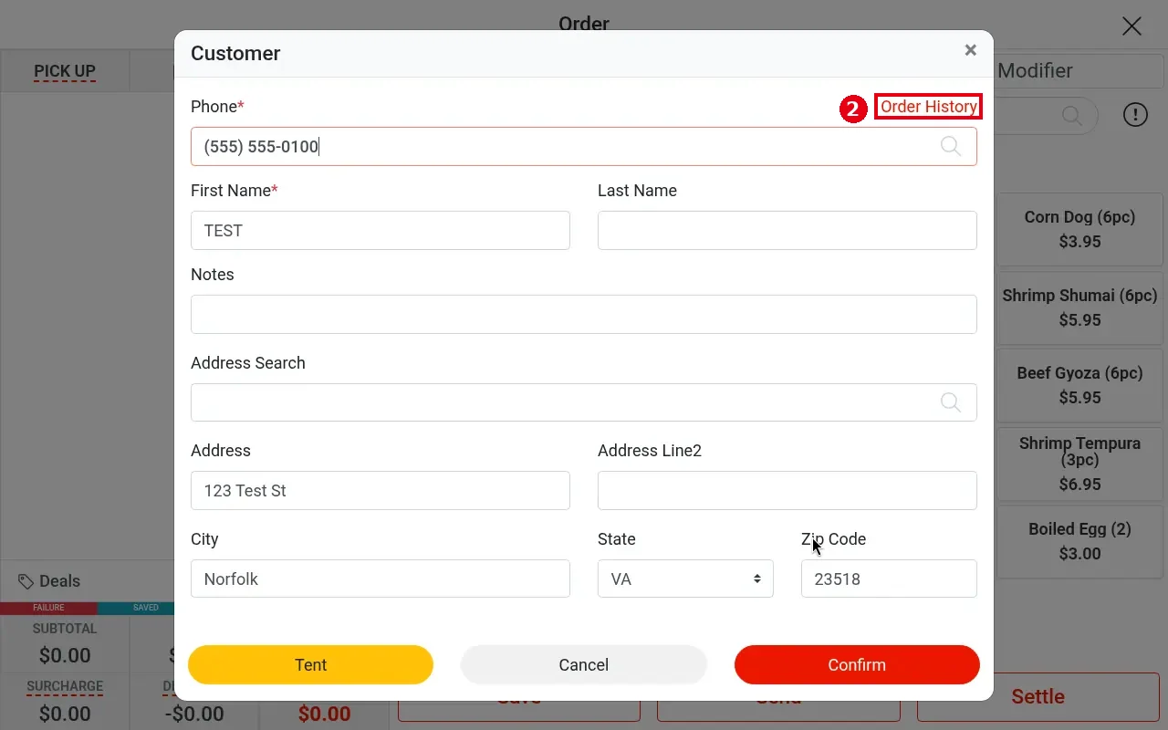 1.2.5 How to reorder from a customer's order history – 125-2