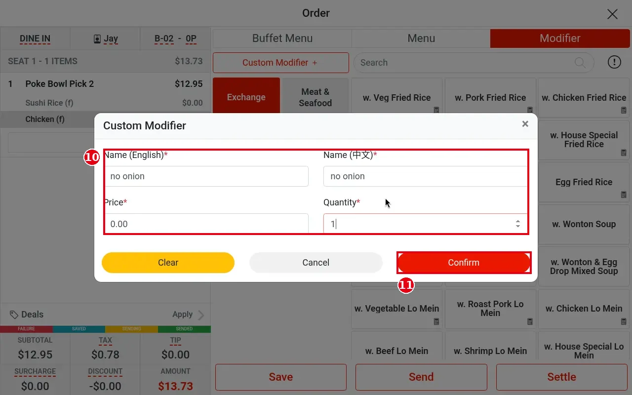 1.2.6 How to add modifiers and custom modifiers – 126-9