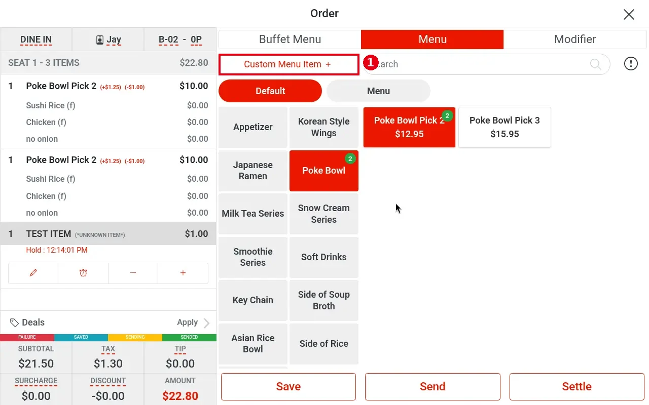 1.2.8 How to add a custom menu item – 128-1