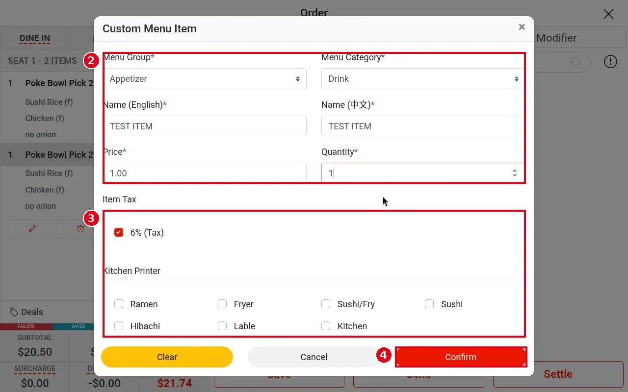 1.2.8 How to add a custom menu item – 128-2