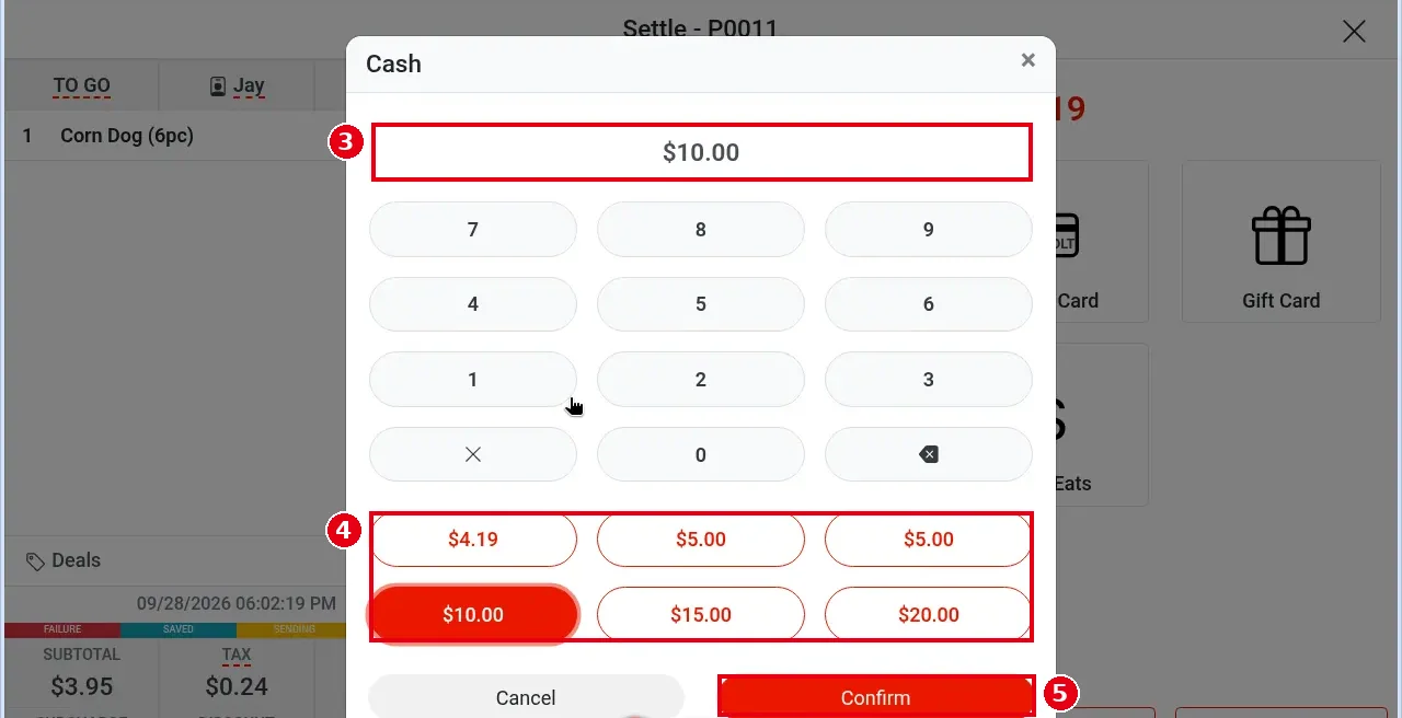 1.3.1 How to take a cash payment – 131-2
