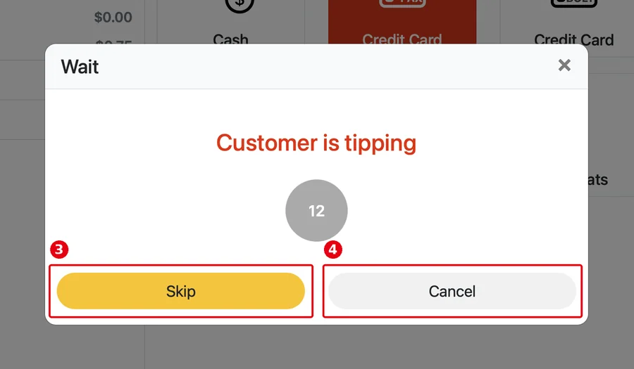 1.3.10 How guests add a tip and sign on the customer display – 1310-2