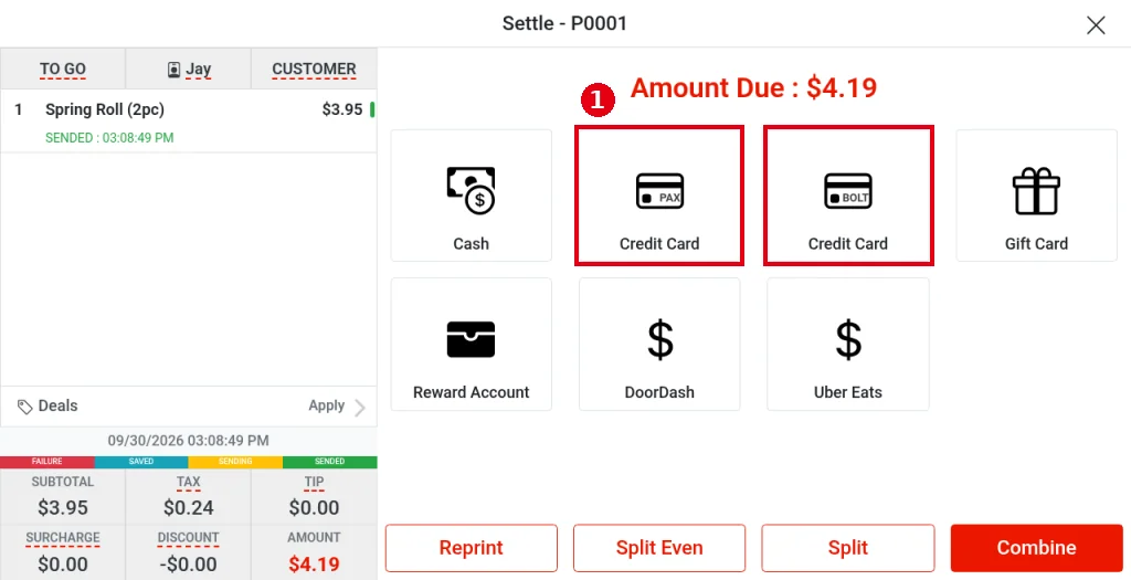 1.3.2 How to take a credit card payment – 132-1p