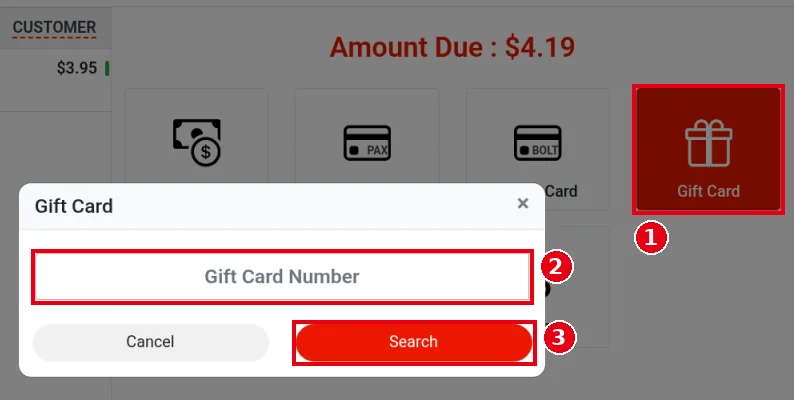 1.3.3 How to pay with a gift card – 133-1p