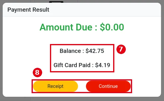 1.3.3 How to pay with a gift card – 133-3
