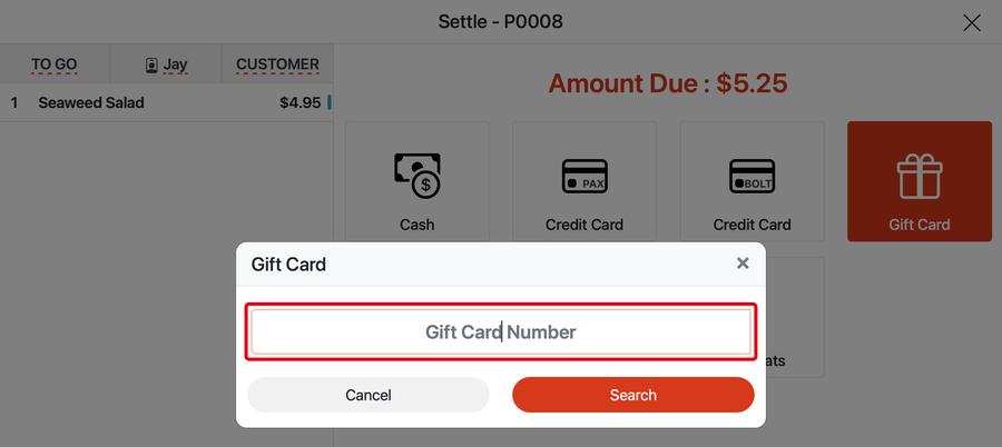 1.3.3 How to pay with a gift card – 133-p2