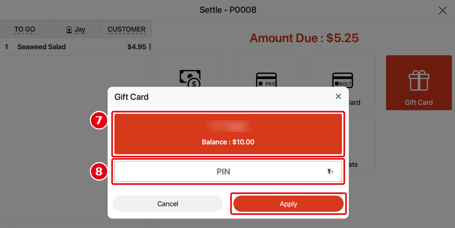 1.3.3 How to pay with a gift card – 133-p3