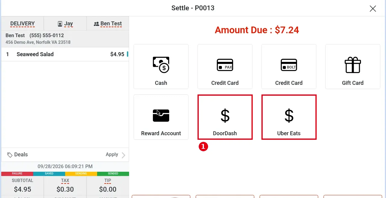 1.3.4 How to settle with a custom payment type – 134-1
