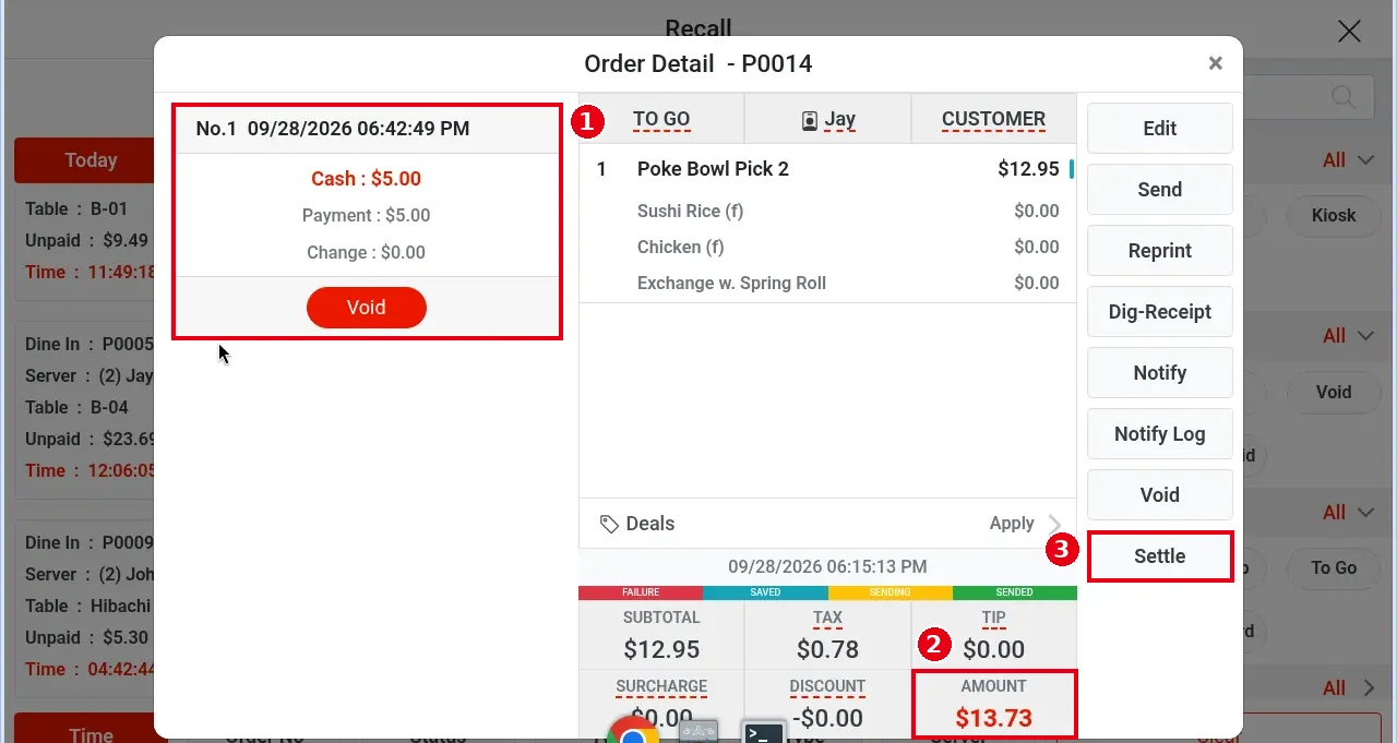 1.3.5 How to take a partial or split-tender payment – 135-1