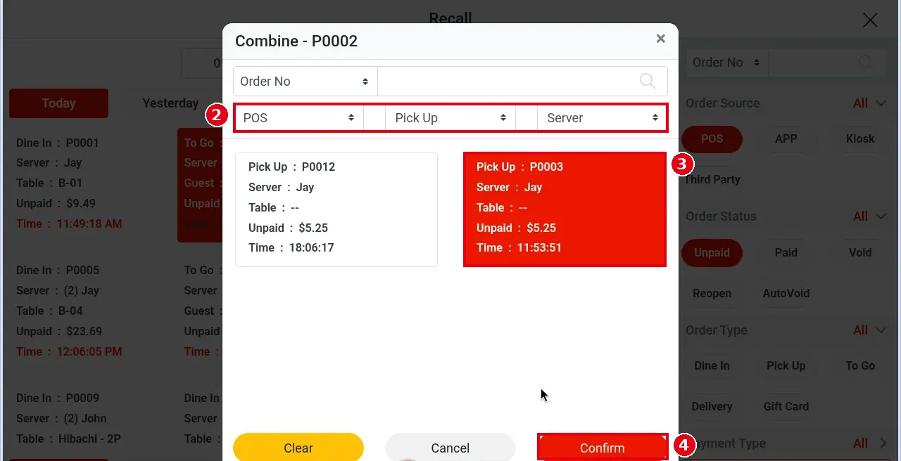 1.3.8 How to combine orders – 138-2