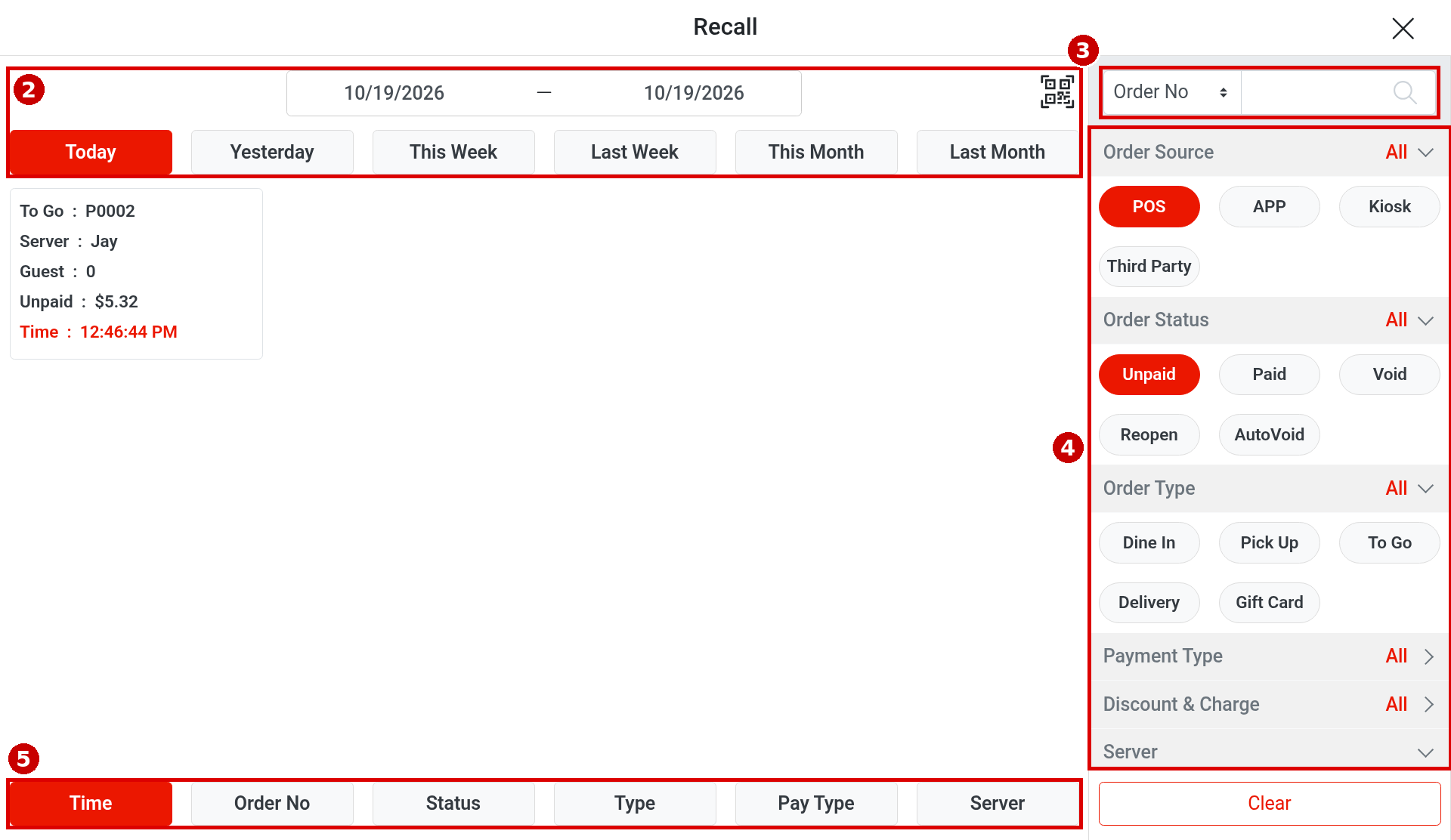 1.4.1 How to find an order in Recall – 141-2