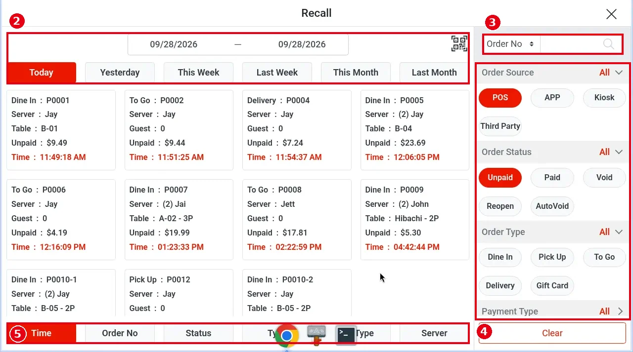 1.4.1 How to find an order in Recall – 141-2