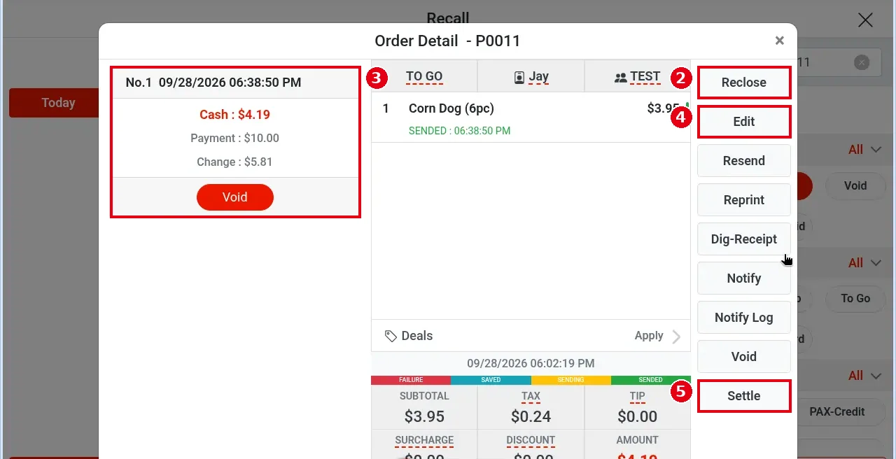 1.4.3 How to reopen and edit a paid order – 143-2
