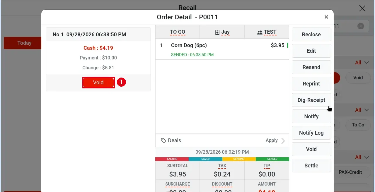 1.4.6 How to void a paid order – 146-1