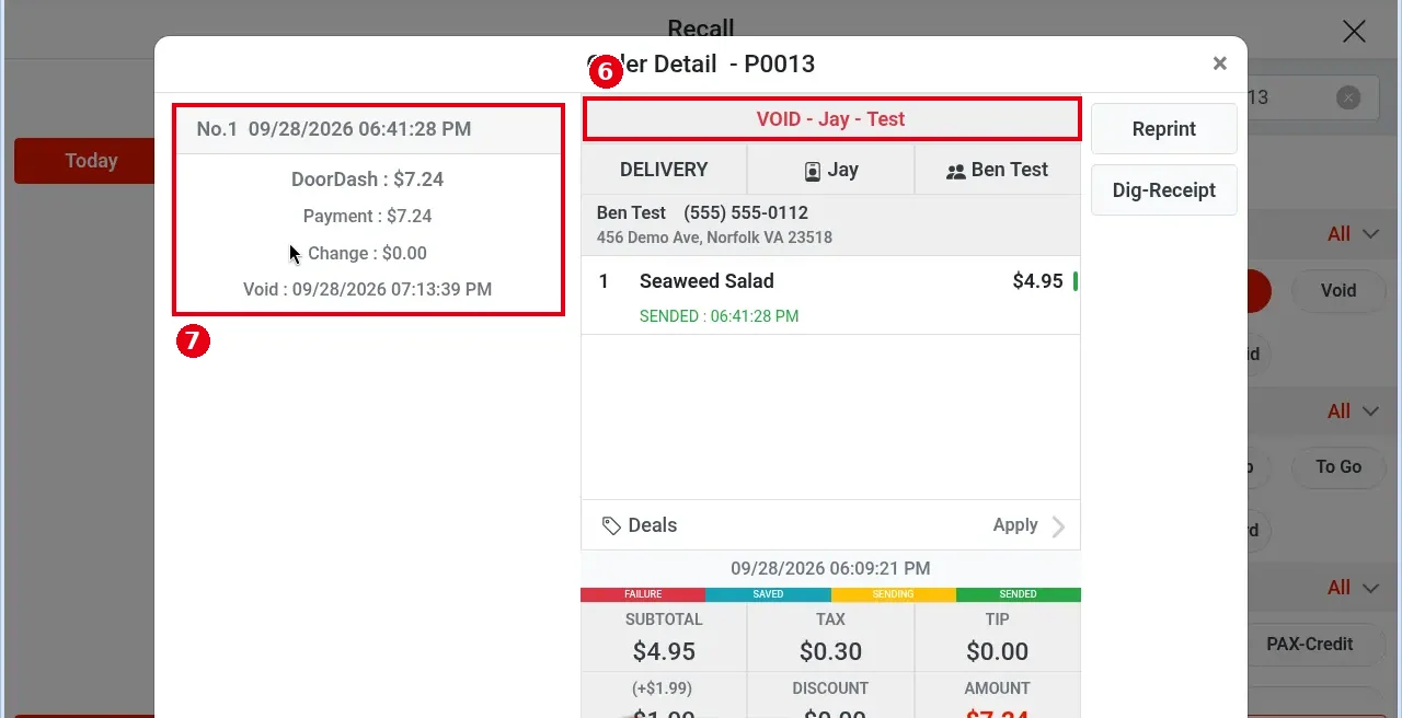 1.4.6 How to void a paid order – 146-4