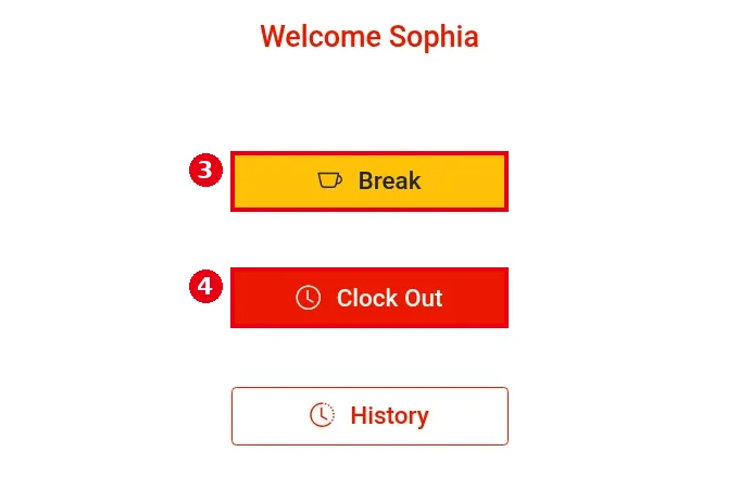 1.5.1 How to clock in, take a break and clock out – 151-3