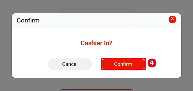 1.5.3 How to start a cash drawer (Cashier In) – 153-3