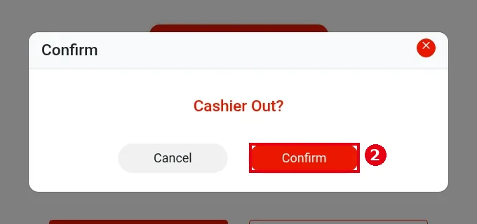 1.5.4 How to close out a cash drawer (Cashier Out) – 154-2