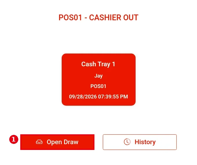 1.5.5 How to open the cash drawer without a sale – 155-1