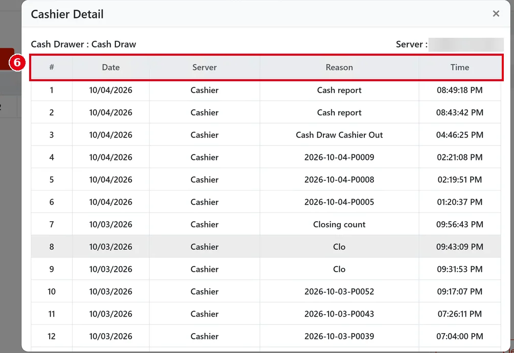 1.5.5 How to open the cash drawer without a sale – 155-6