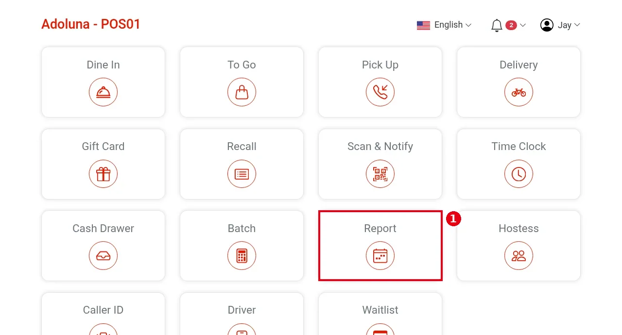 1.5.6 How to view, print or email POS reports – 156-1