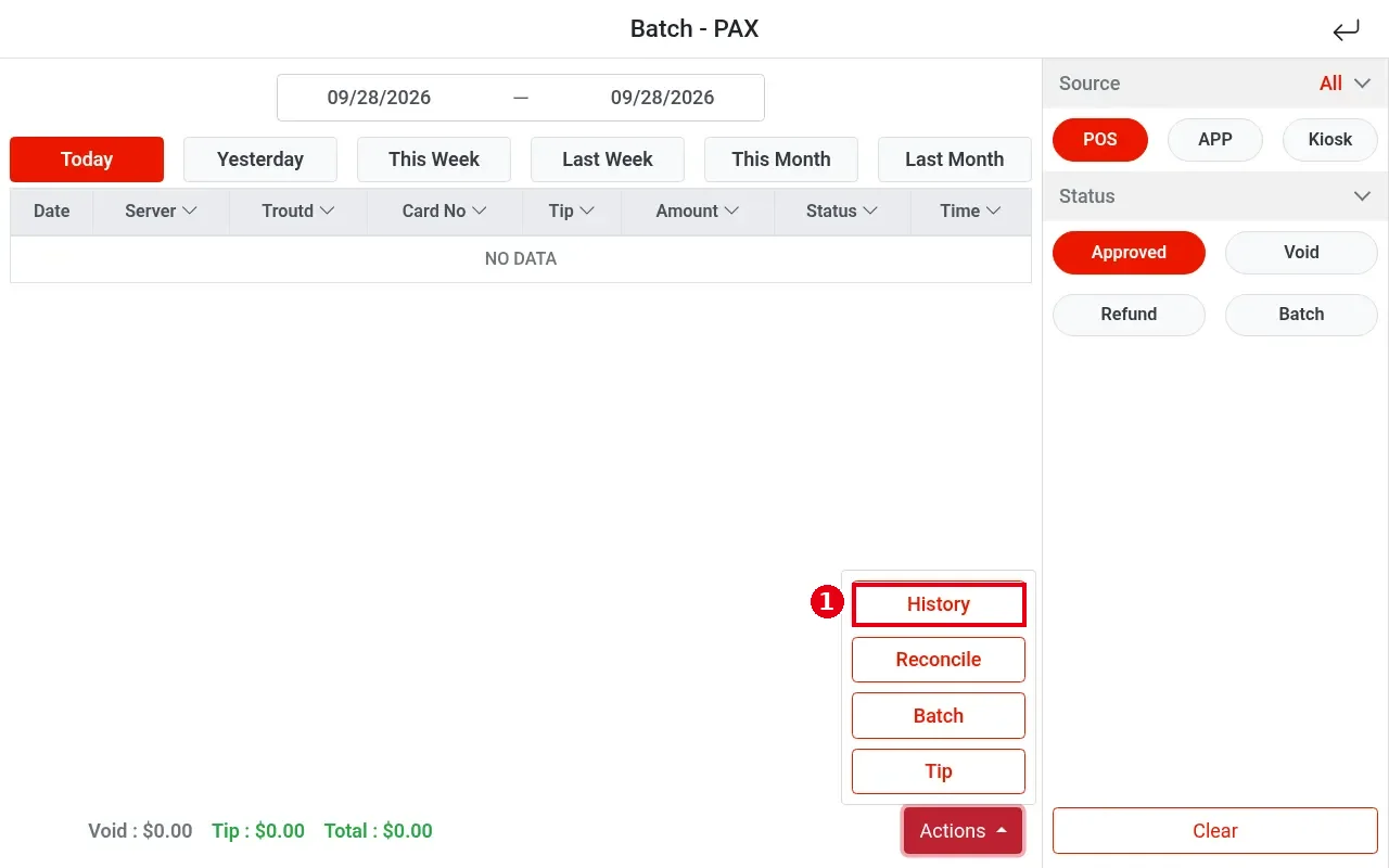1.6.4 How to view batch history – 164-1