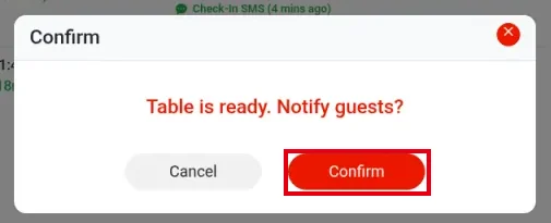 1.7.3 How to notify a waiting party that their table is ready – 173-3