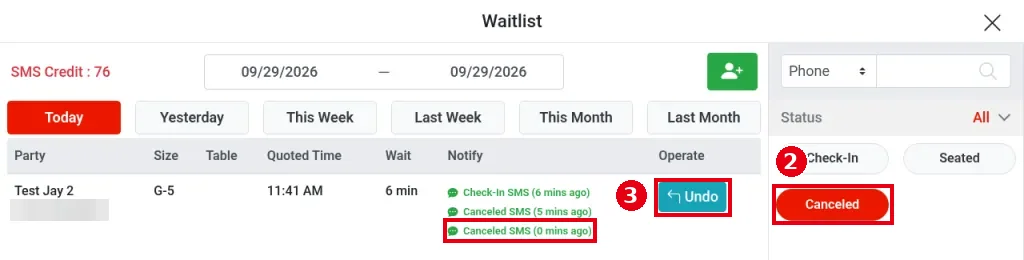 1.7.4 How to cancel a waitlist entry – 174-2b