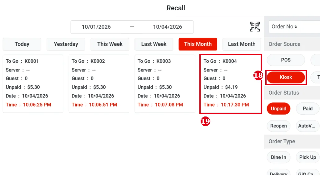 1.8.1 How guests order and pay at the Kiosk – 181-16