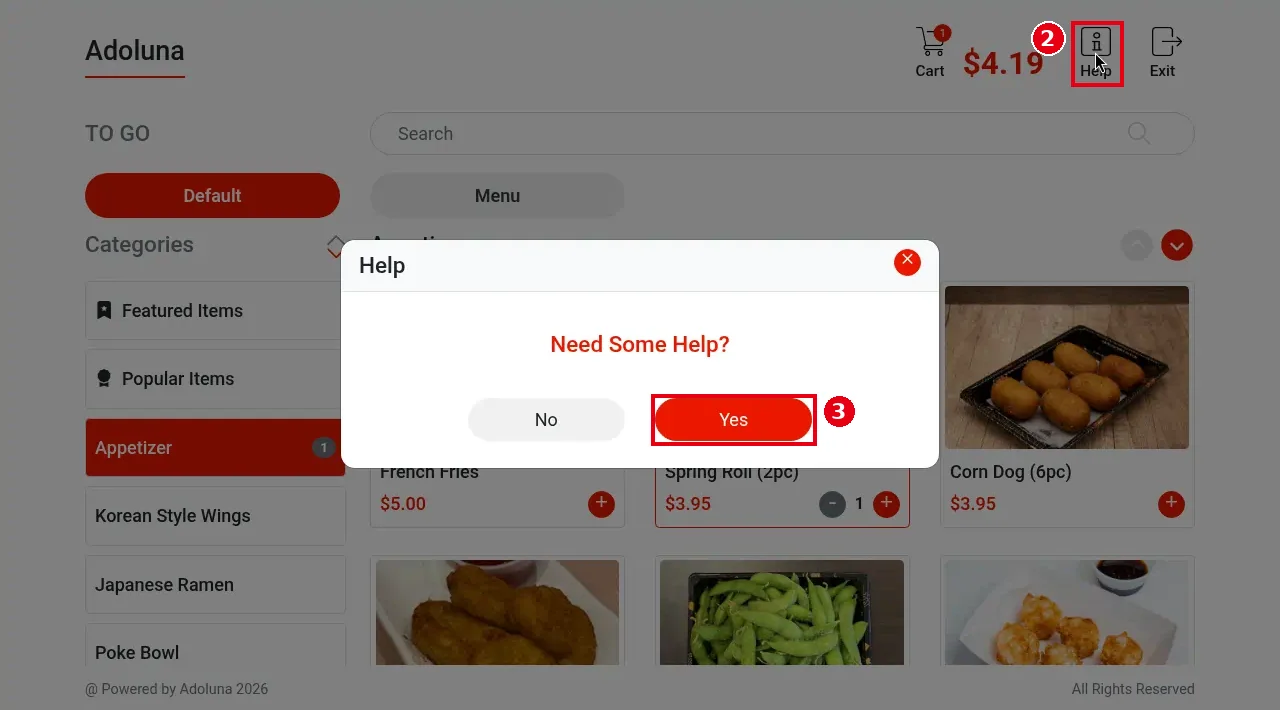 1.8.2 How to respond to a Kiosk Need Help request – 182-3