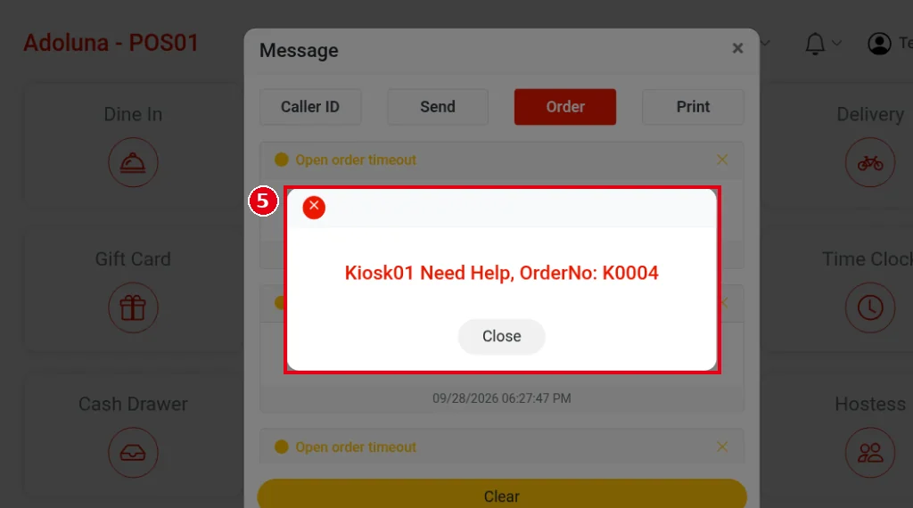 1.8.2 How to respond to a Kiosk Need Help request – 182-6