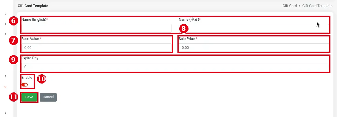 2.10.1 How to set up gift card templates – 2101-2