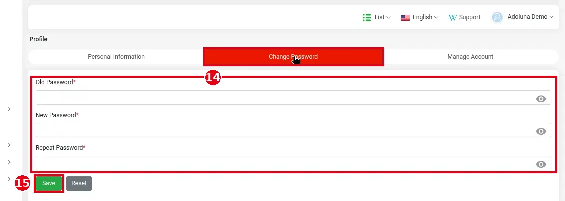 2.1.1 How to sign in to the Backoffice – 211-5