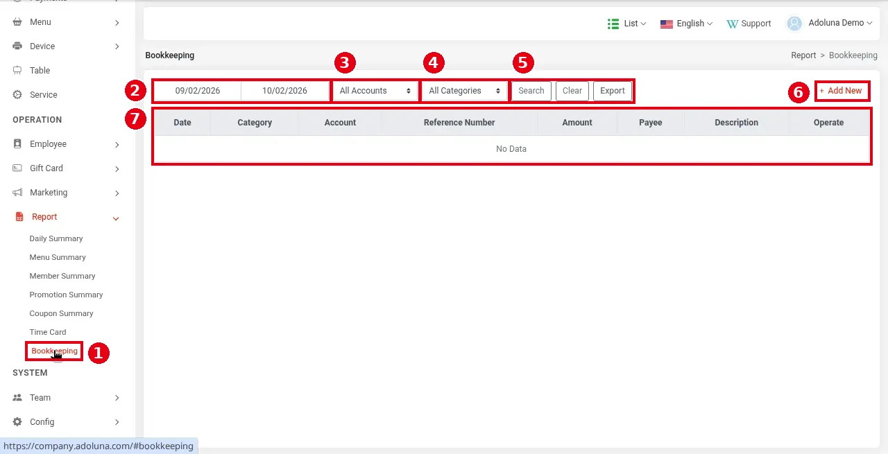 2.11.5 How to record entries in Bookkeeping – 2115-4