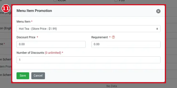2.12.2 How to create a promotion – 2122-9