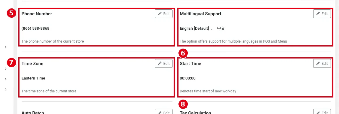 2.2.1 How to set up store info – 221-2